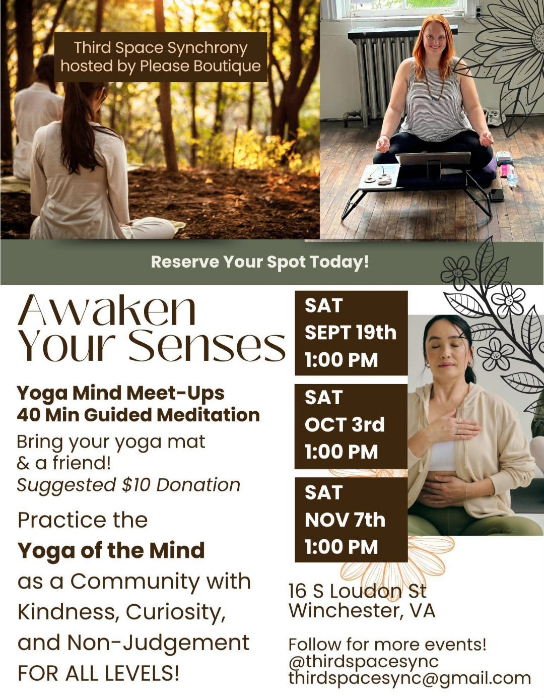 Awaken Your Senses: Yoga Mind Meet-Up — November 7