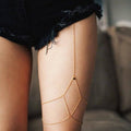 La Belle Fantastique Gold Street Beat Tide Simple Sexy Body Chain, gifts for her, sister's gift, mom's gift, daughter's gift