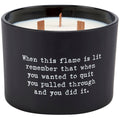 You Did It Poetry Candle
