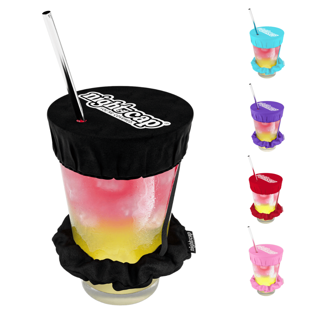 NightCap Scrunchie Drink Cover - Drink Spiking Prevention