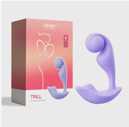 Honey Play Box Trill wearable dual vibrator with packaging