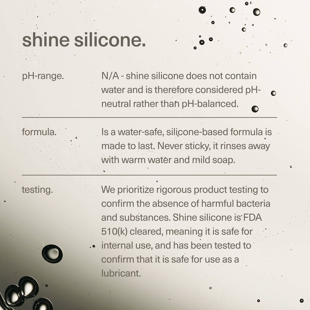 Silicone lubricant, Shine, 8 oz, adult gifts.