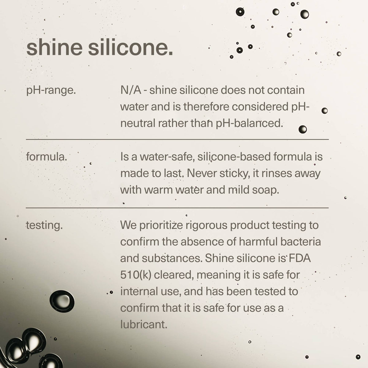 Silicone lubricant, Shine, 8 oz, adult gifts.