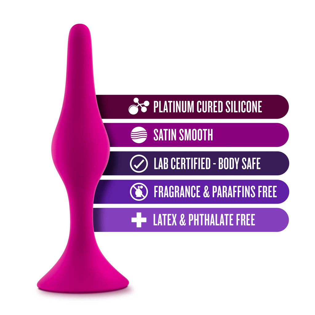 Luxe - Beginner Plug Small - 3.25" Puria Silicone Anal Toy