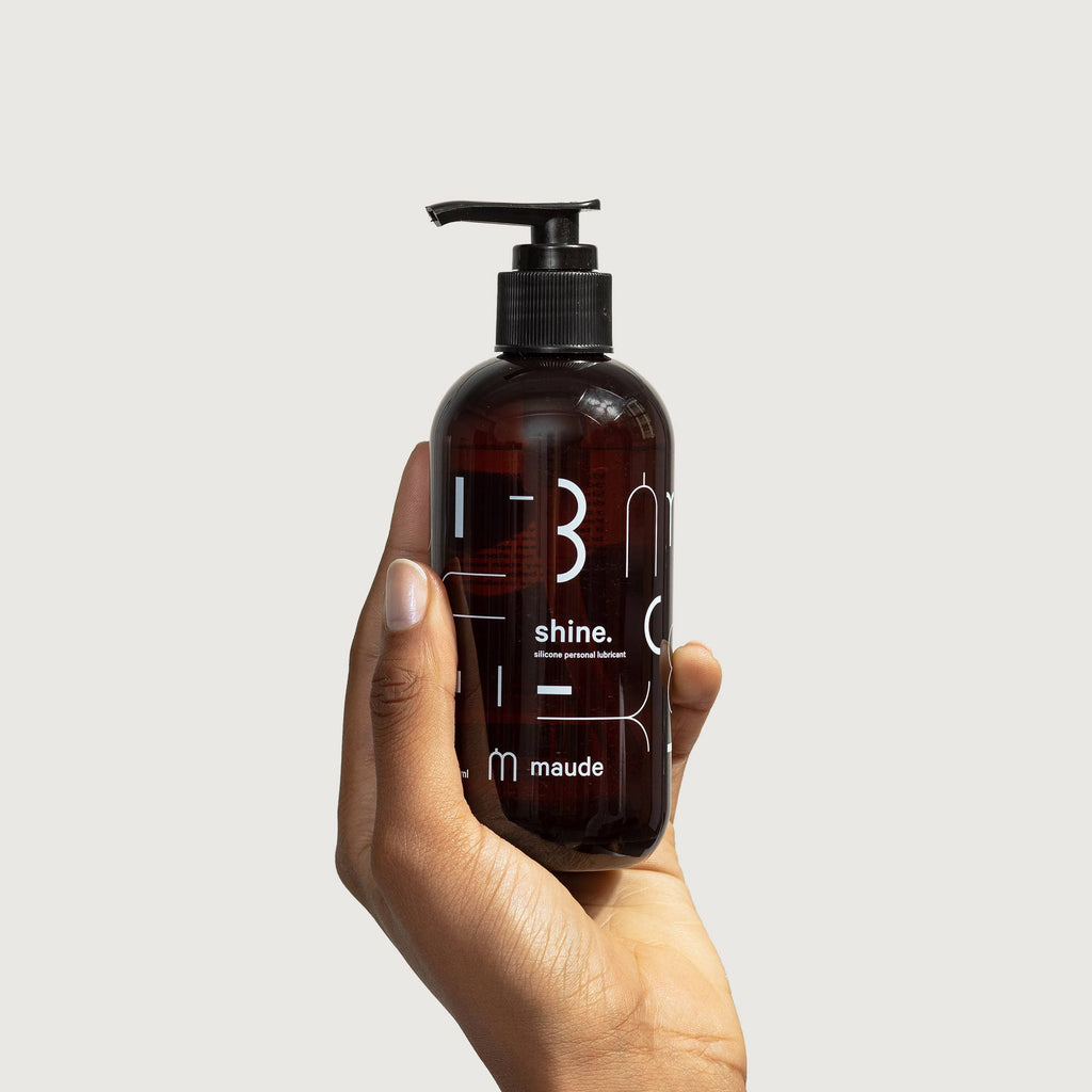 Silicone lubricant, Shine, 8 oz, adult gifts.