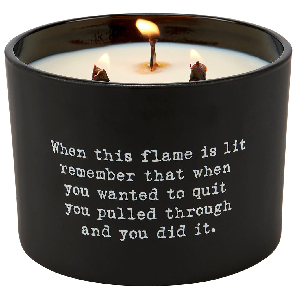 You Did It Poetry Candle