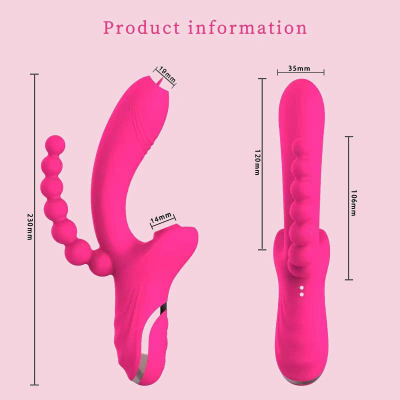 Rose Rabbit Vibrator and Sucker