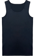 Front view of a dark RodeoH long compression tank