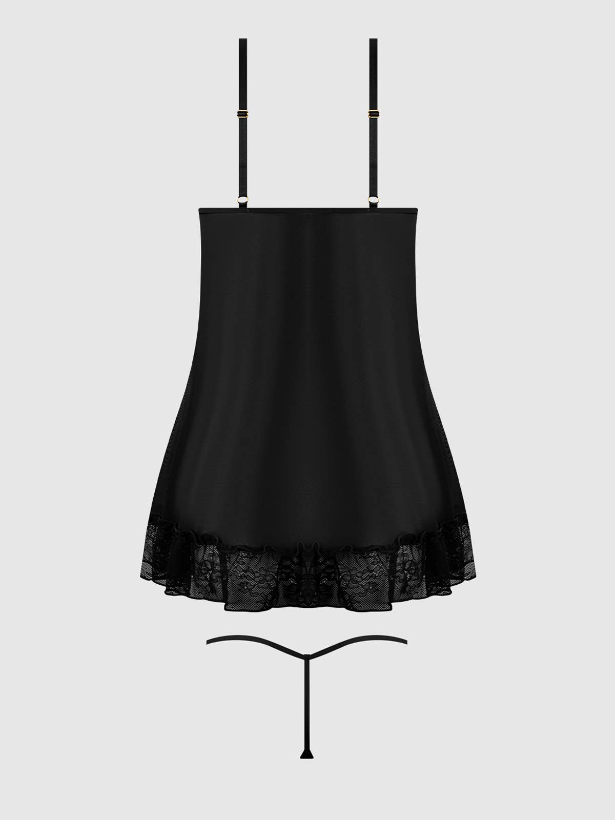 KIKI LACE BABYDOL & G-STRING SET