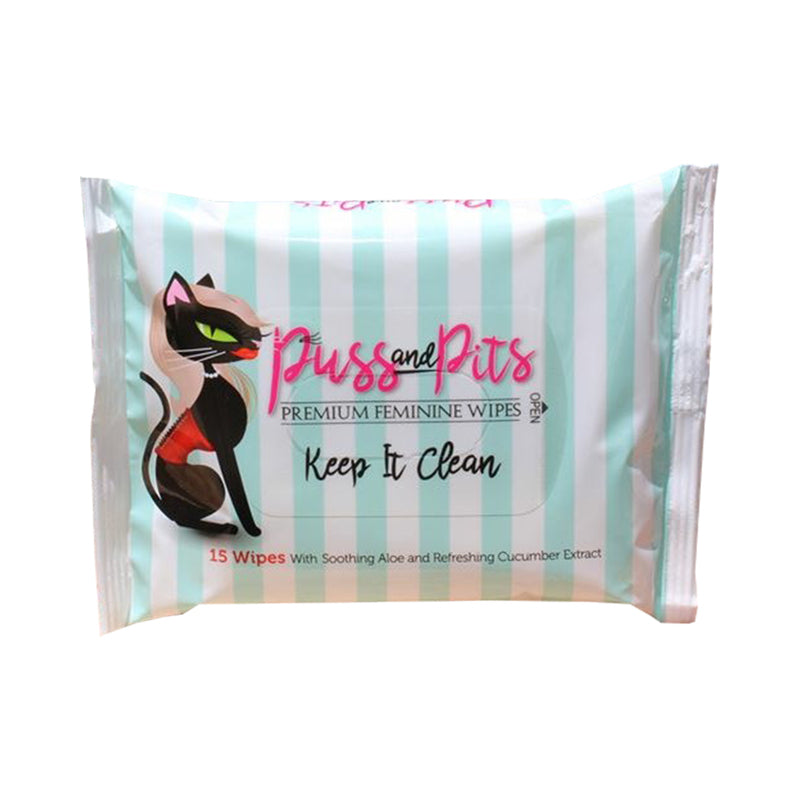 Puss and Pits Wipes 15-Pack