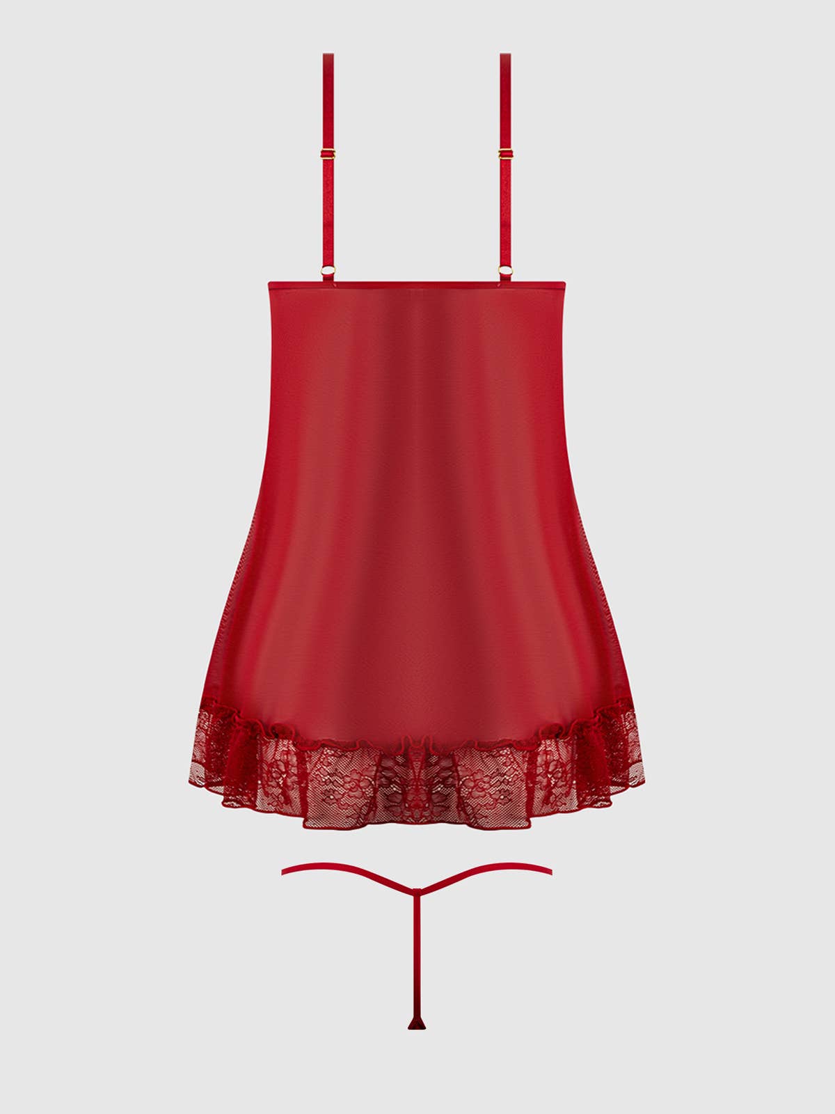 KIKI LACE BABYDOL & G-STRING SET
