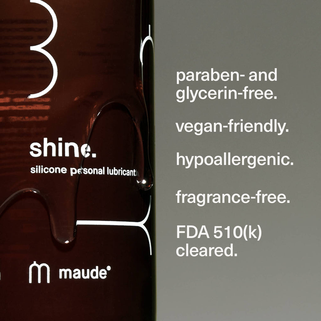 Silicone lubricant, Shine, 8 oz, adult gifts.