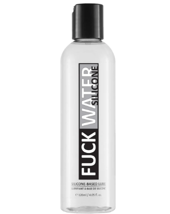 Fuck Water silicone-based personal lubricant bottle