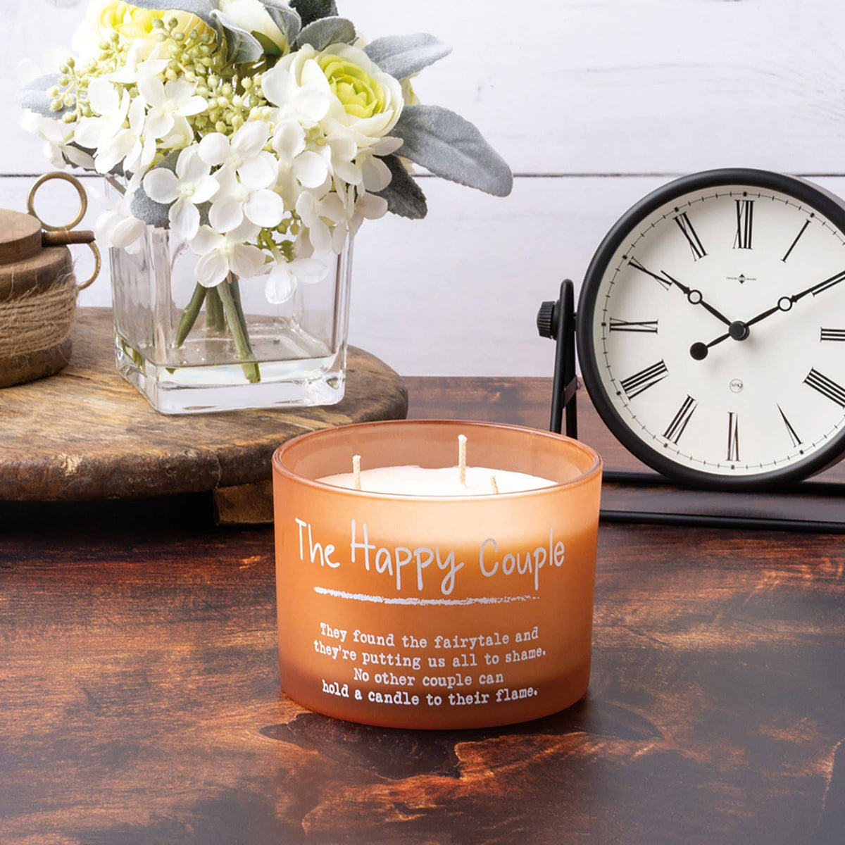 The Happy Couple Poetry Candle