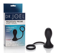 Dr. Joel prostate probe and support ring beside blue and black product box