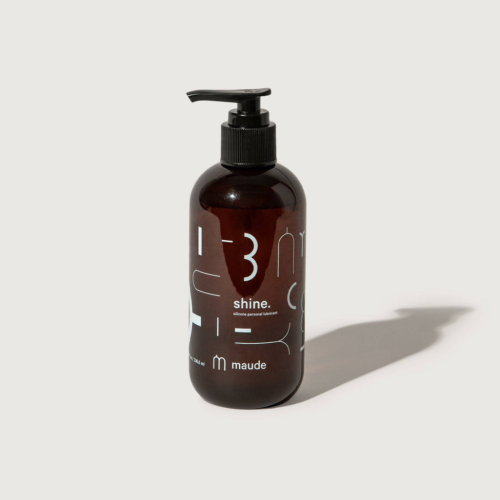 Silicone lubricant, Shine, 8 oz, adult gifts.