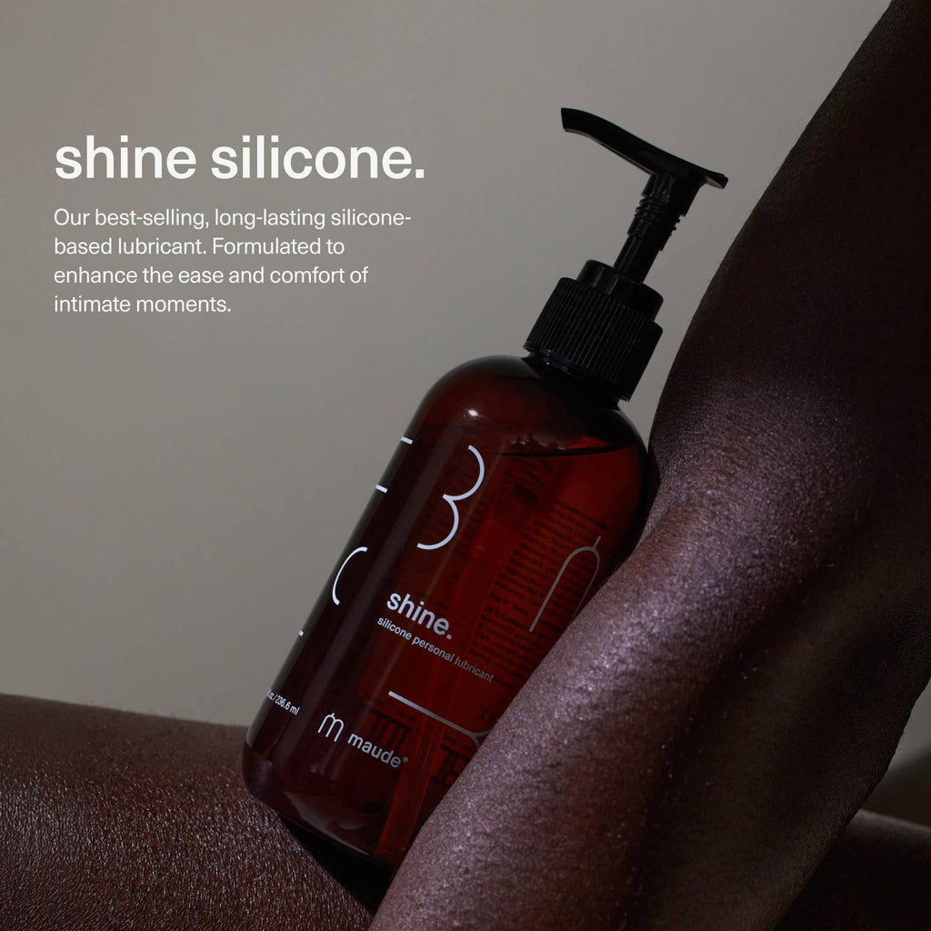 Silicone lubricant, Shine, 8 oz, adult gifts.
