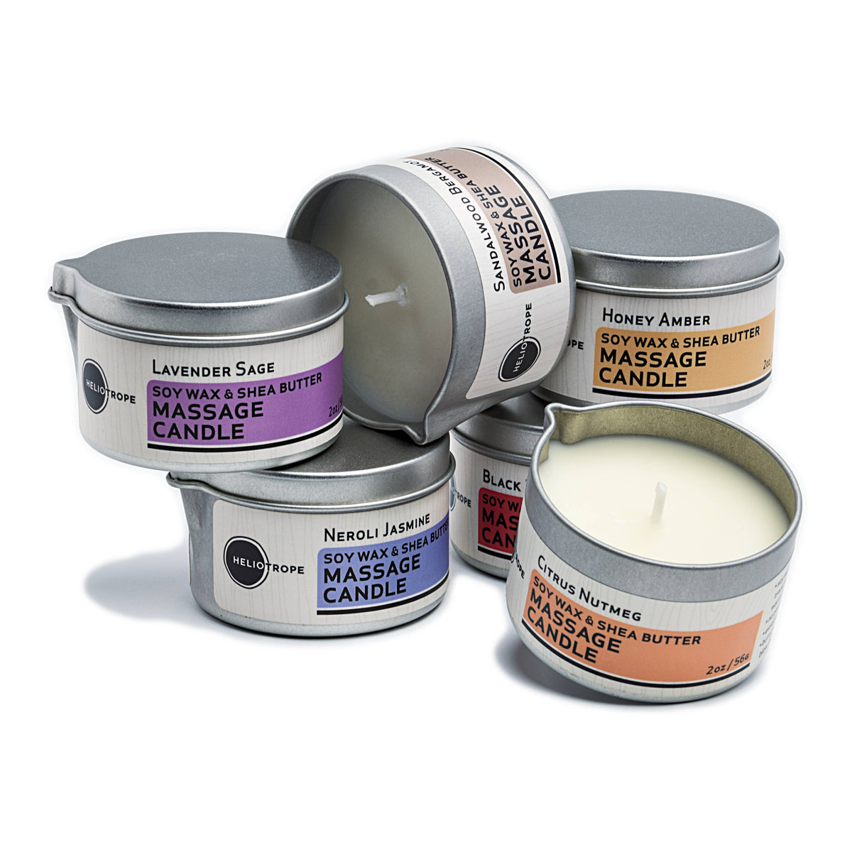 Soy Massage Candle w/Pour Spout - Lavender Sage