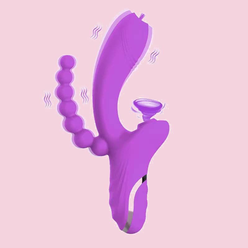 Rose Rabbit Vibrator and Sucker